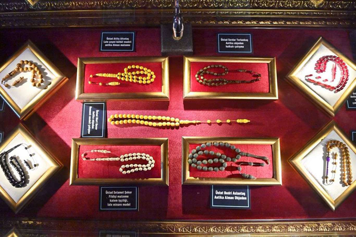 Tarihi Ulu Camii'nde tesbih sergisi açıldı